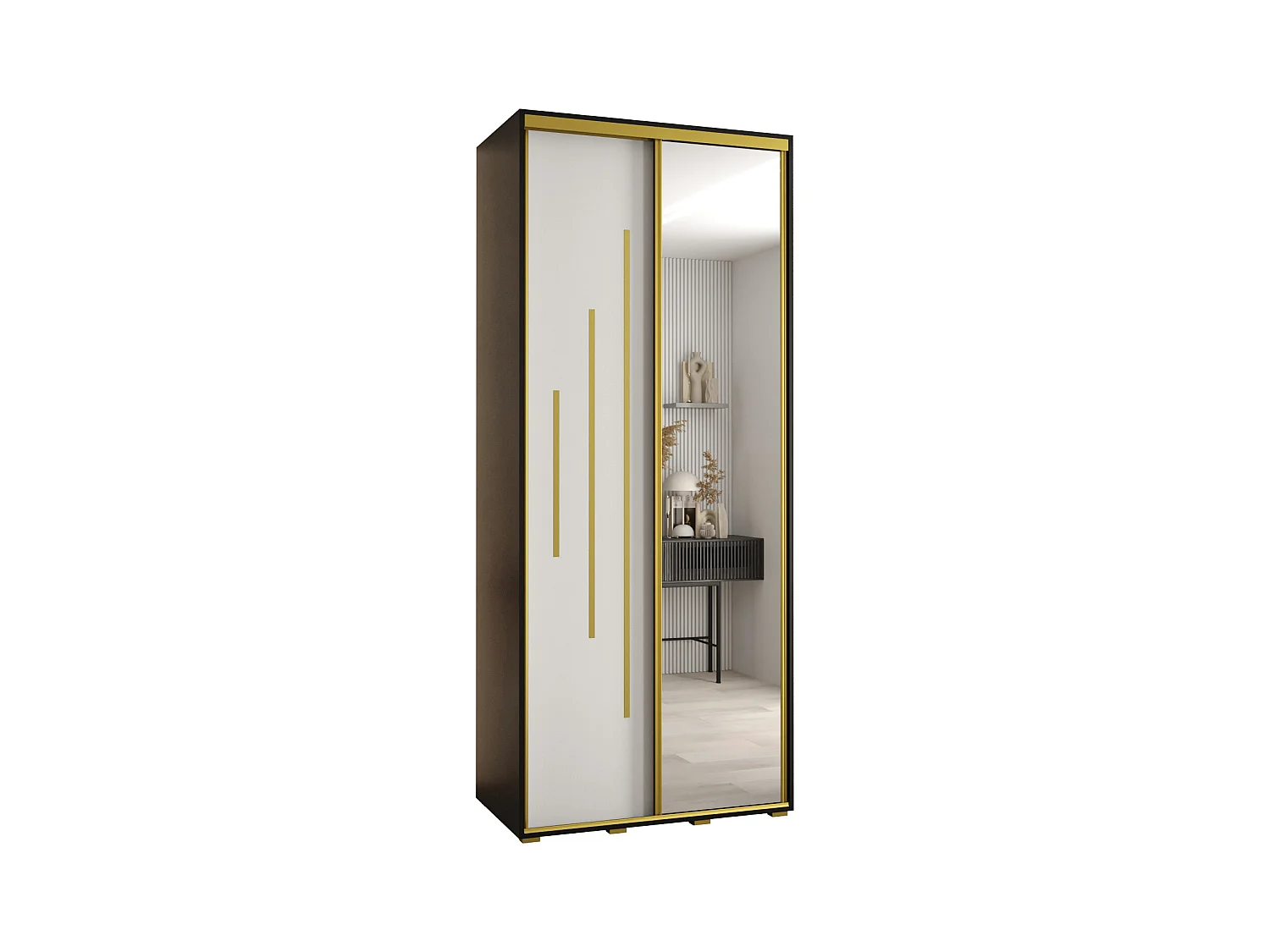 ARMOIRE DAVOS 13 À PORTES COULISSANTES 235,2/100/60 2 portes
