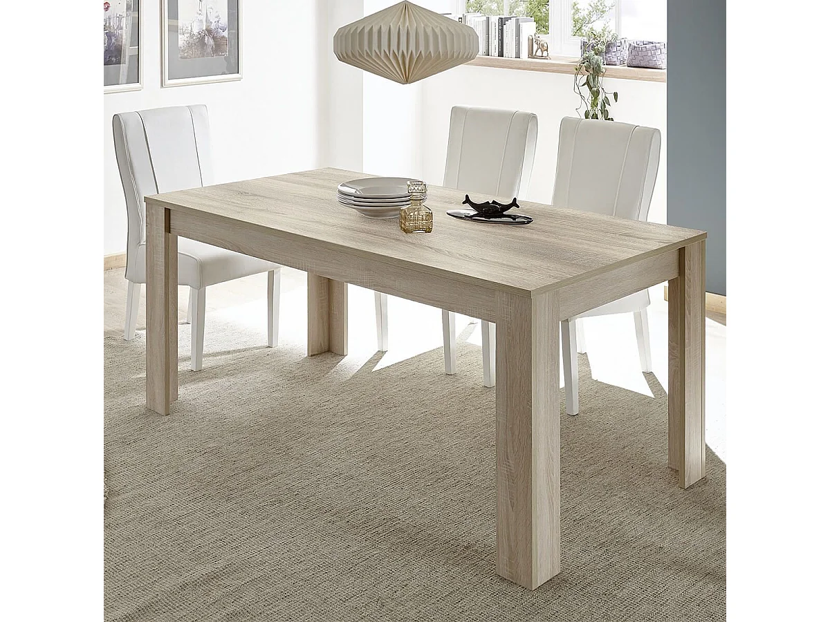 SAMOA - Table Repas 180cm Finition Bois Samoa