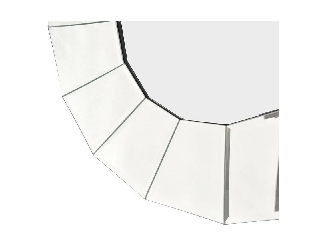 Miroir Mural Design "Amun" 60cm Argent
