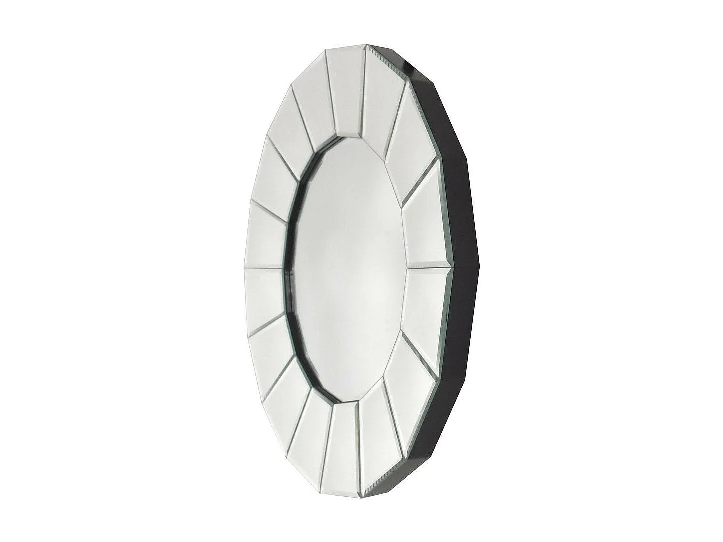 Miroir Mural Design "Amun" 60cm Argent