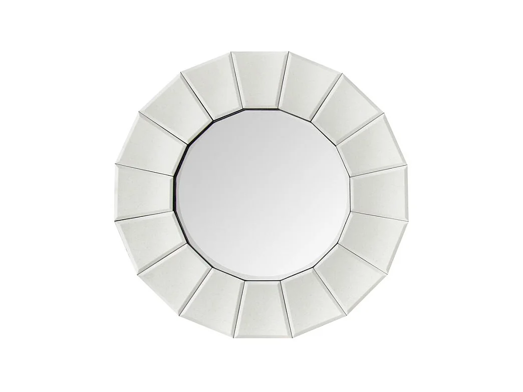 Miroir Mural Design "Amun" 60cm Argent