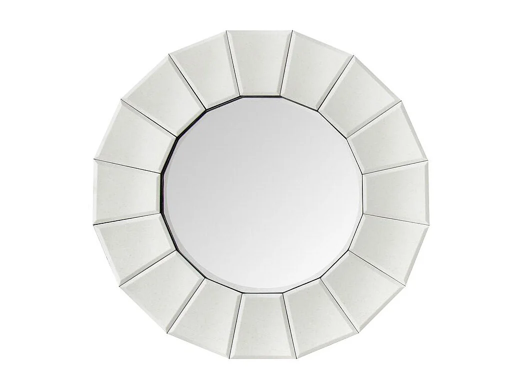 Miroir Mural Design "Amun" 60cm Argent