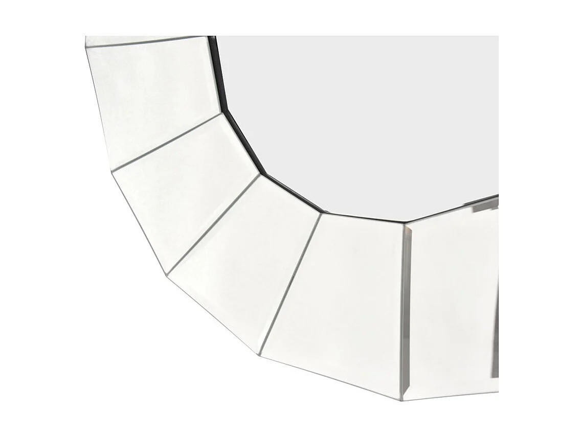 Miroir Mural Design "Amun" 60cm Argent