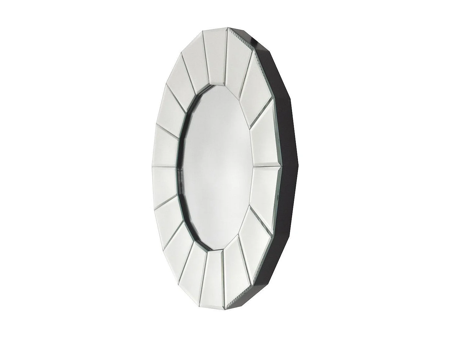 Miroir Mural Design "Amun" 60cm Argent
