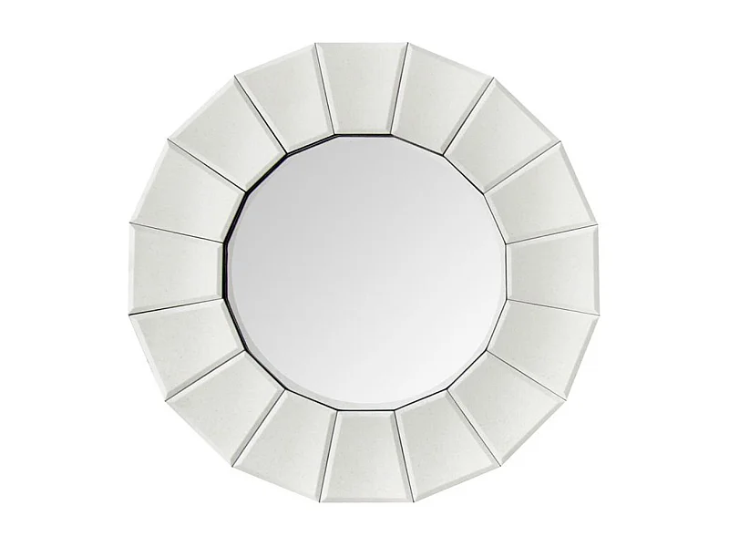 Miroir Mural Design "Amun" 60cm Argent