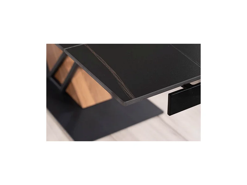 Tavolo di design allungabile in ceramica effetto marmo Viro 160-220 cm