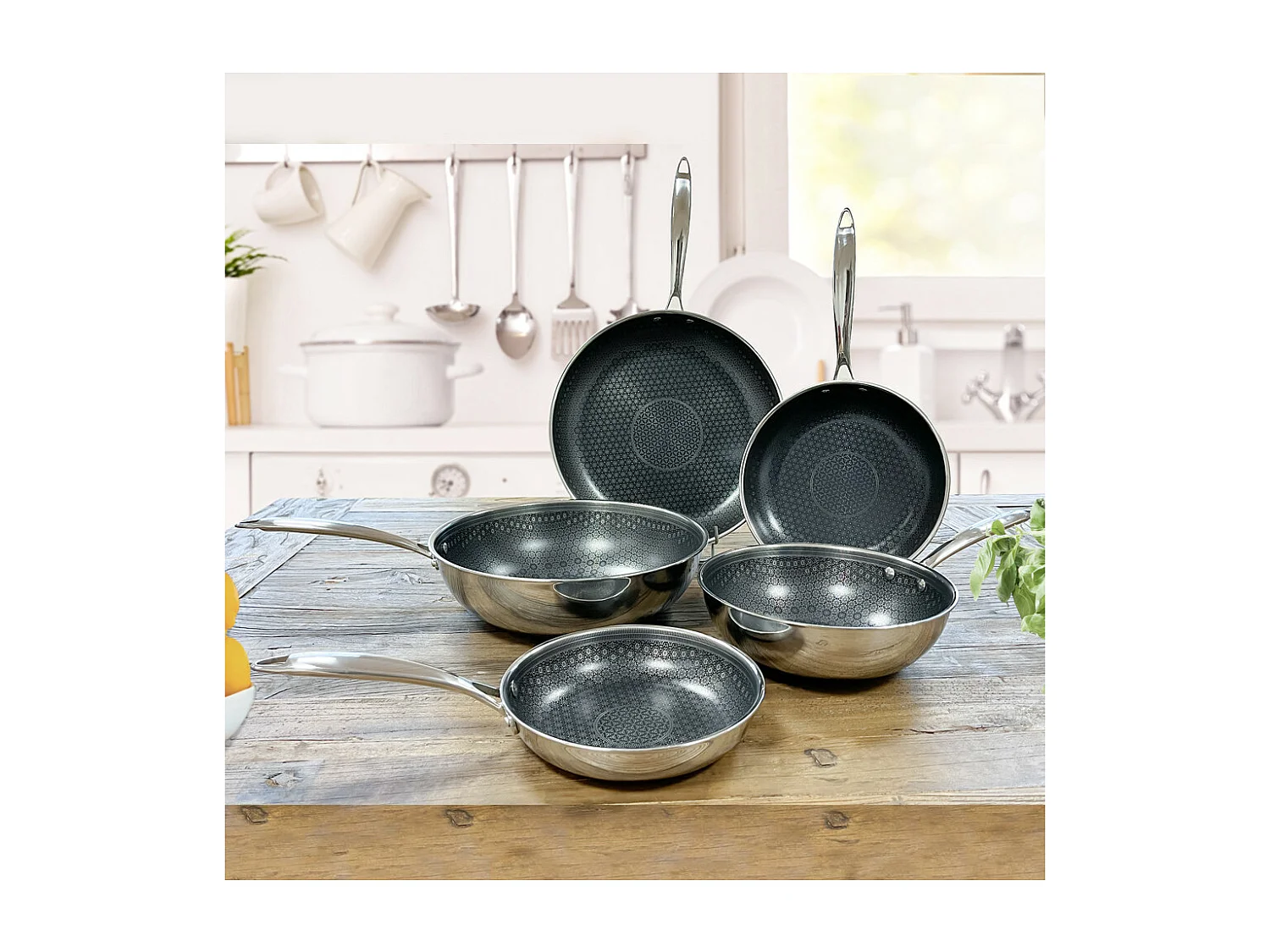 Virtuo - Lot de 2 poêles 24-28cm