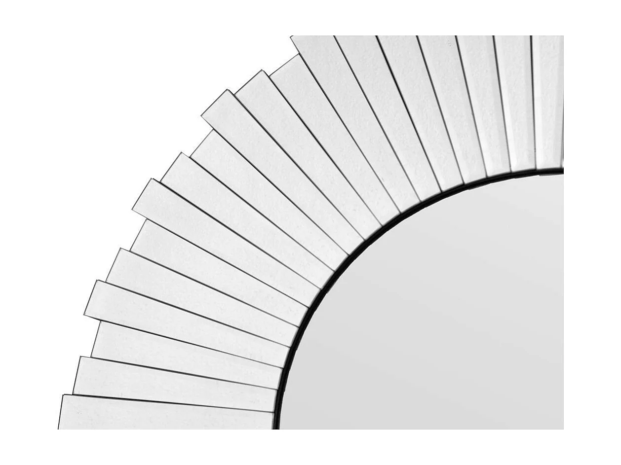 Miroir Mural Design "Amor" 80cm Argent