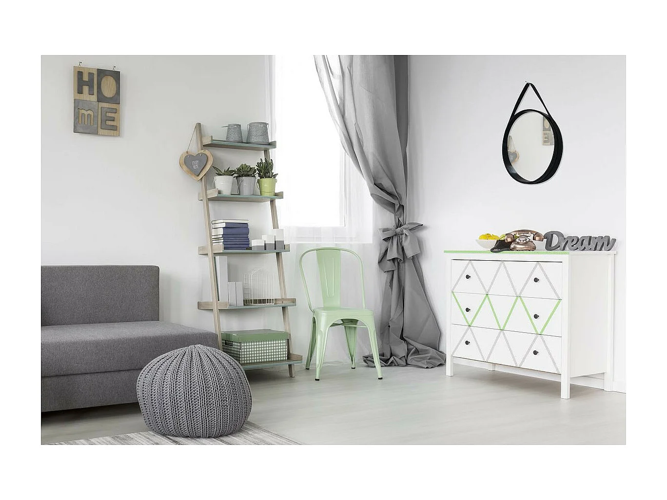 Miroir Mural Rond "Ultima" 49cm Noir