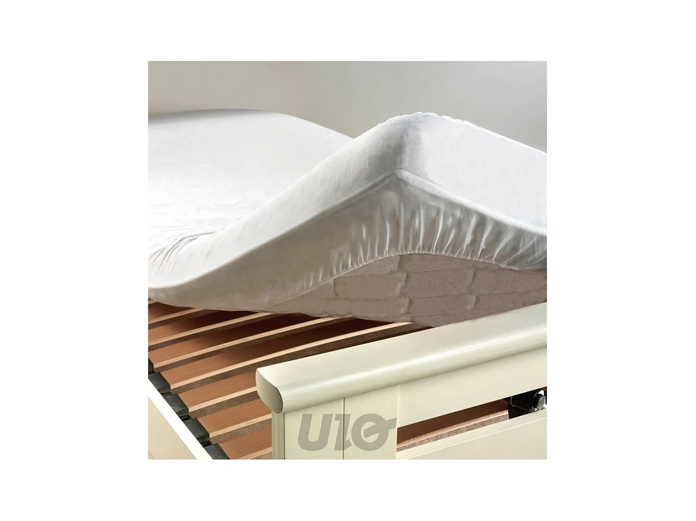 Protège Matelas Anti Acarien "Ponny AA" 160x200cm Blanc