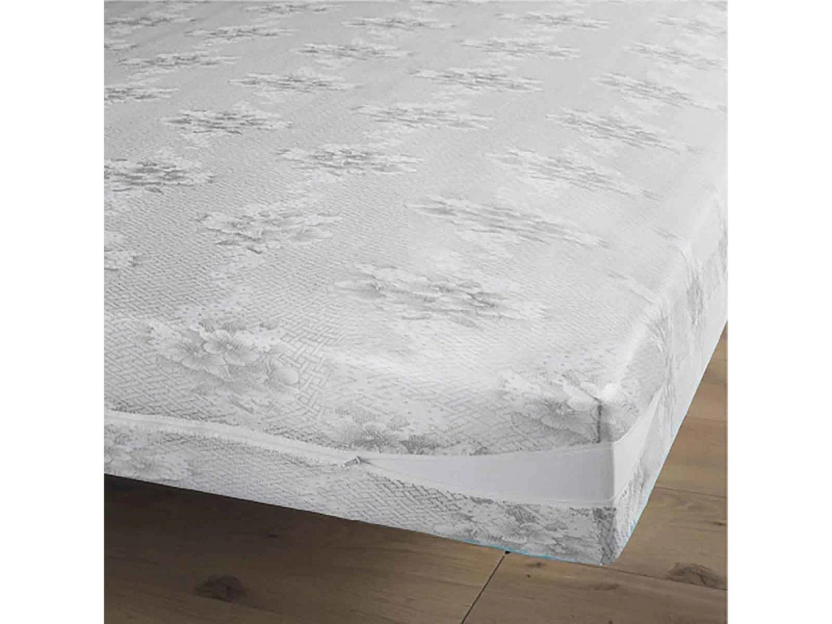 Housse Renove Matelas "Rena" 90x190cm Gris