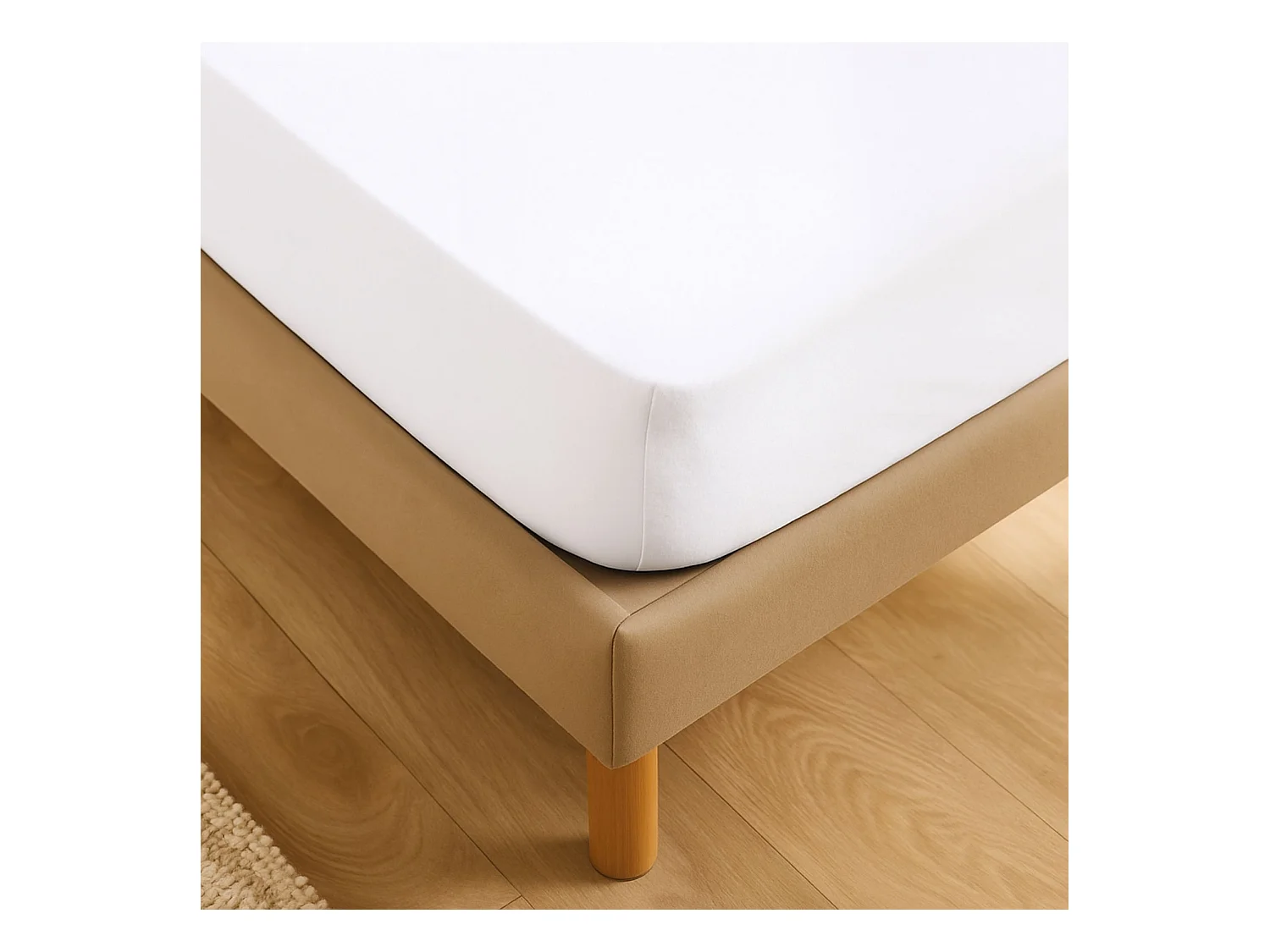 Protège Matelas Anti Acarien "Ponny AA" 140x190cm Blanc