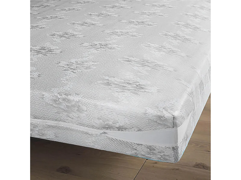 Housse Rénove Matelas "Rena" 140x190cm Gris