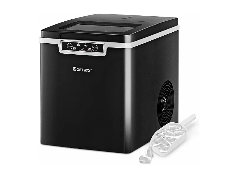 Machine à glaçons de comptoir 12kg /24h portable 9 glaçons par 8 min avec réservoir 1,85l