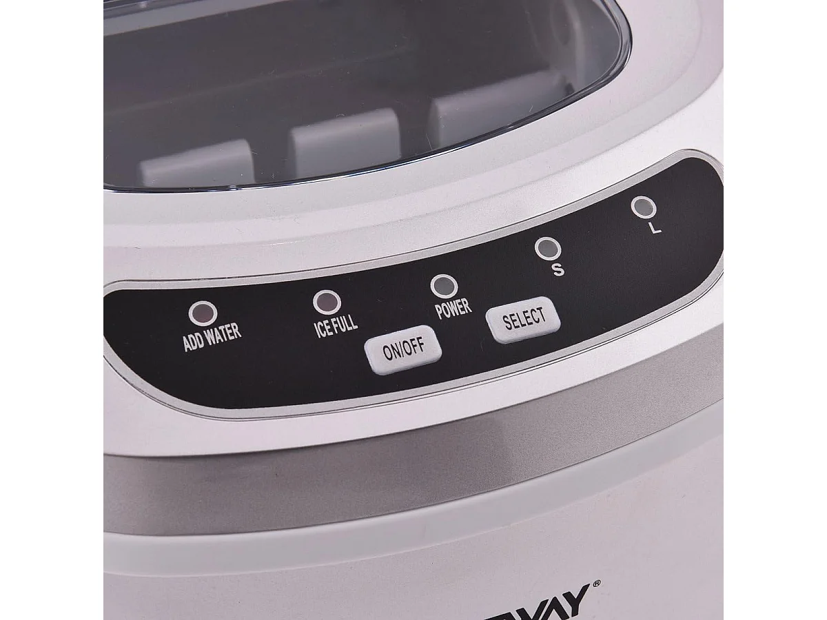 Machine à glace machine à glaçons argent