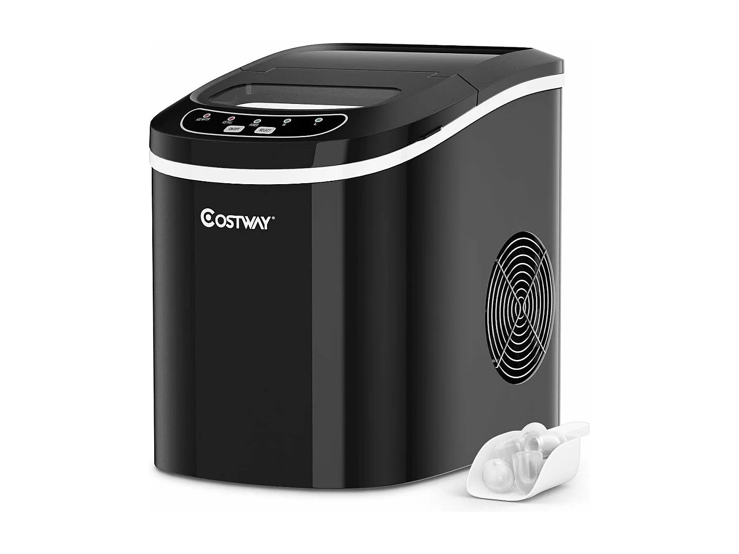 Machine à glace machine à glaçons noir