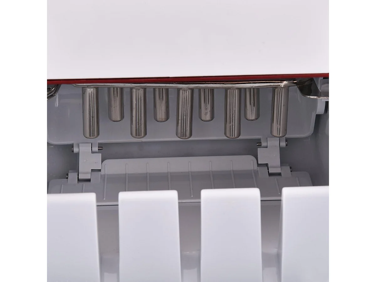 Machine à glace machine à glaçons rouge