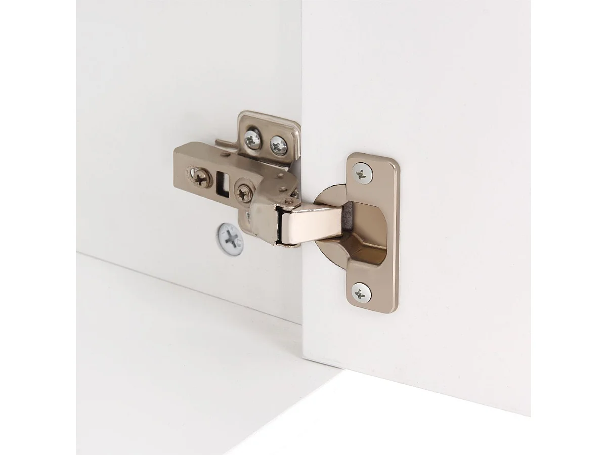 Banc TV 2 Compartiments 2 Placards, Console TV Moderne Centre de Divertissement Rangement 2 Étagères 2 Armoires Trous de Gestion Jusqu'à 60 pouces 140 x 40 x 48 cm