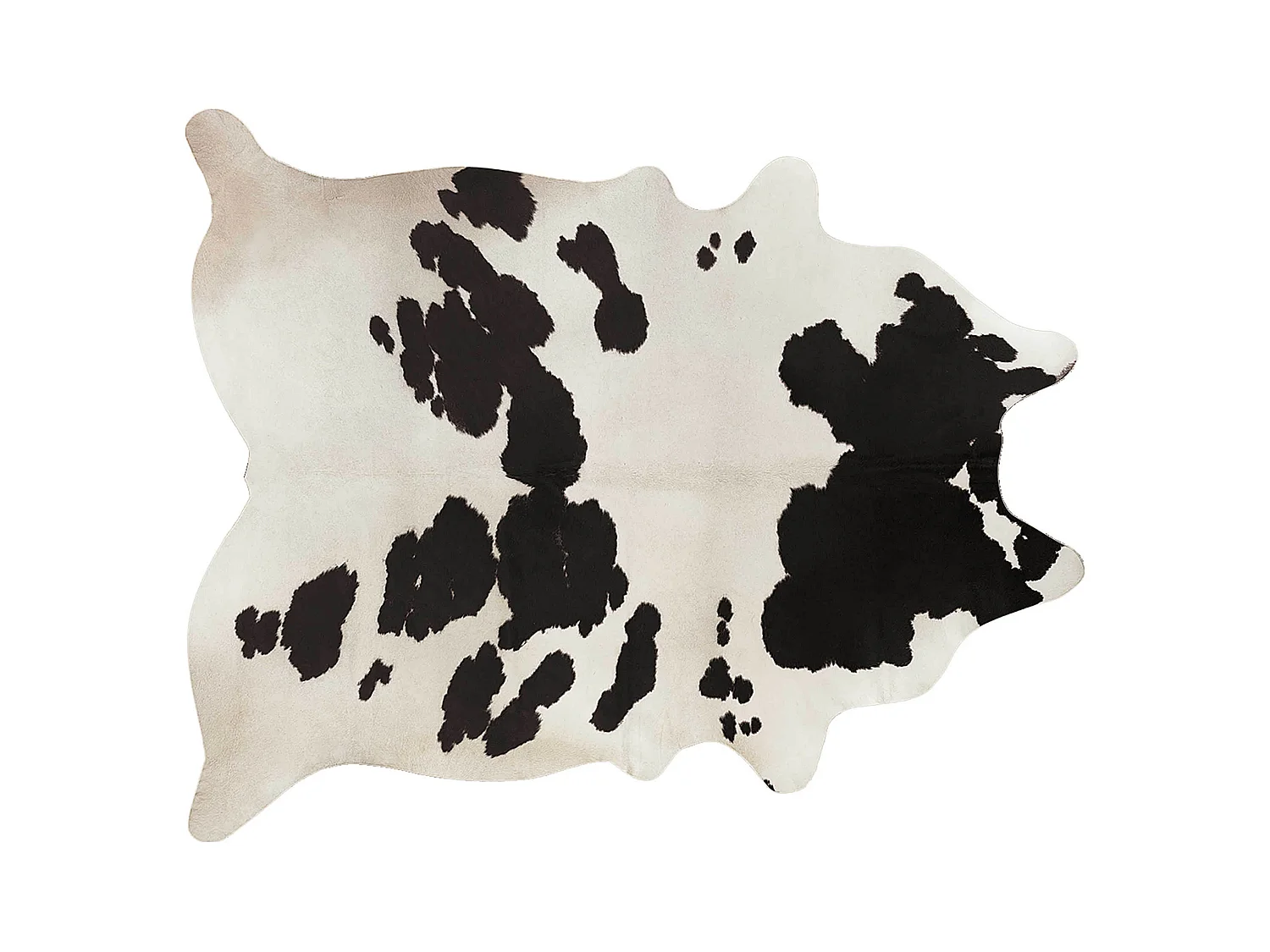 Tapis imitation peau de vache 155 x 190 cm