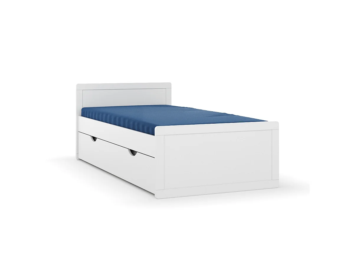 Lit enfant gigogne 90x190 cm bois massif bois PETER