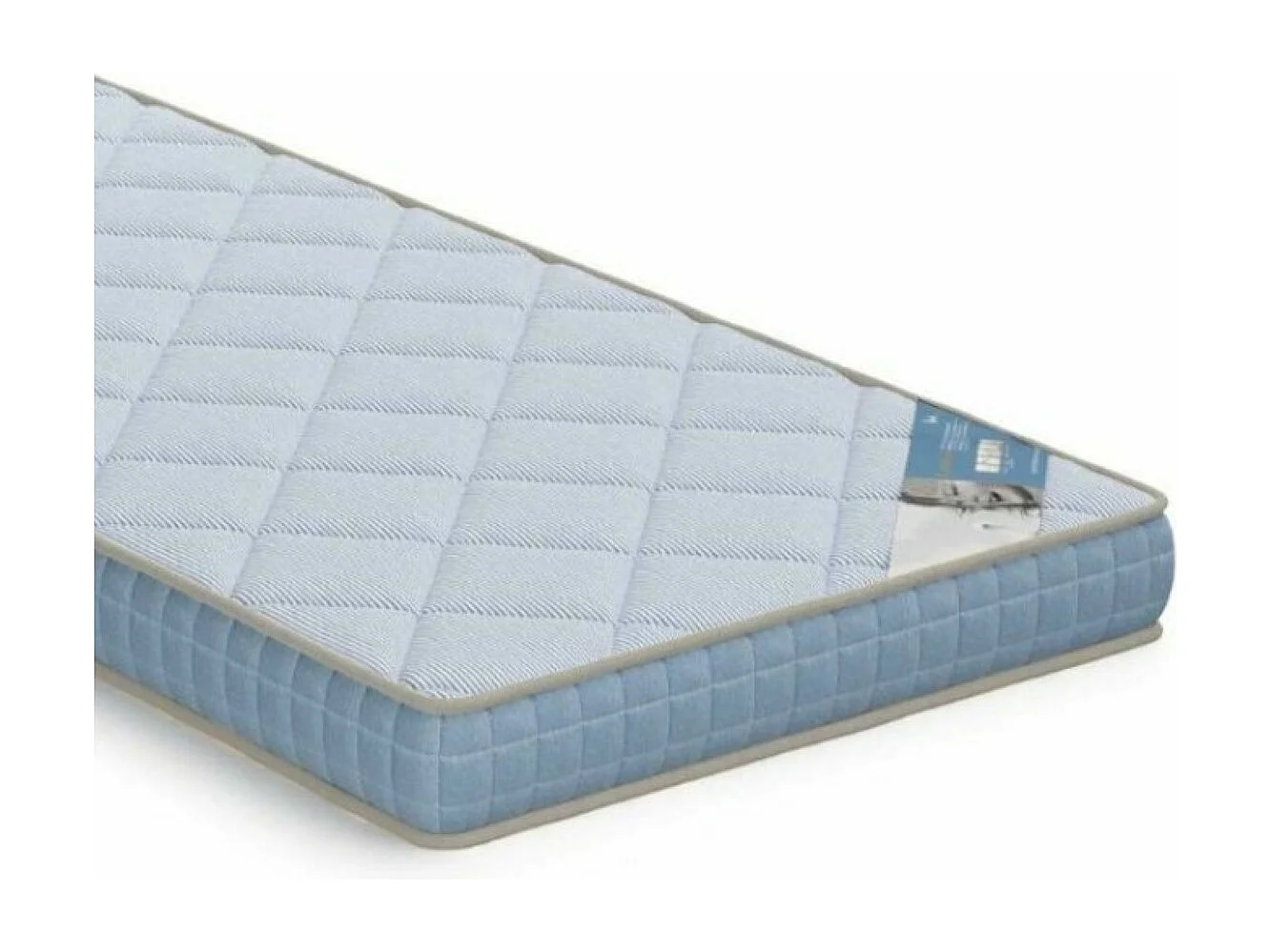 Matelas en mousse éco-responsable 70x190 cm mousse bleu ELO