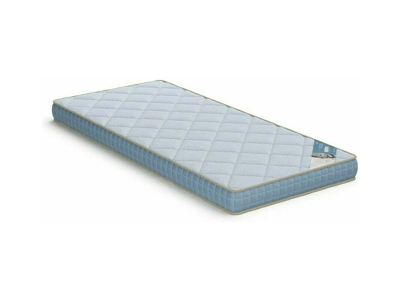 Matelas en mousse éco-responsable 70x190 cm mousse bleu ELO