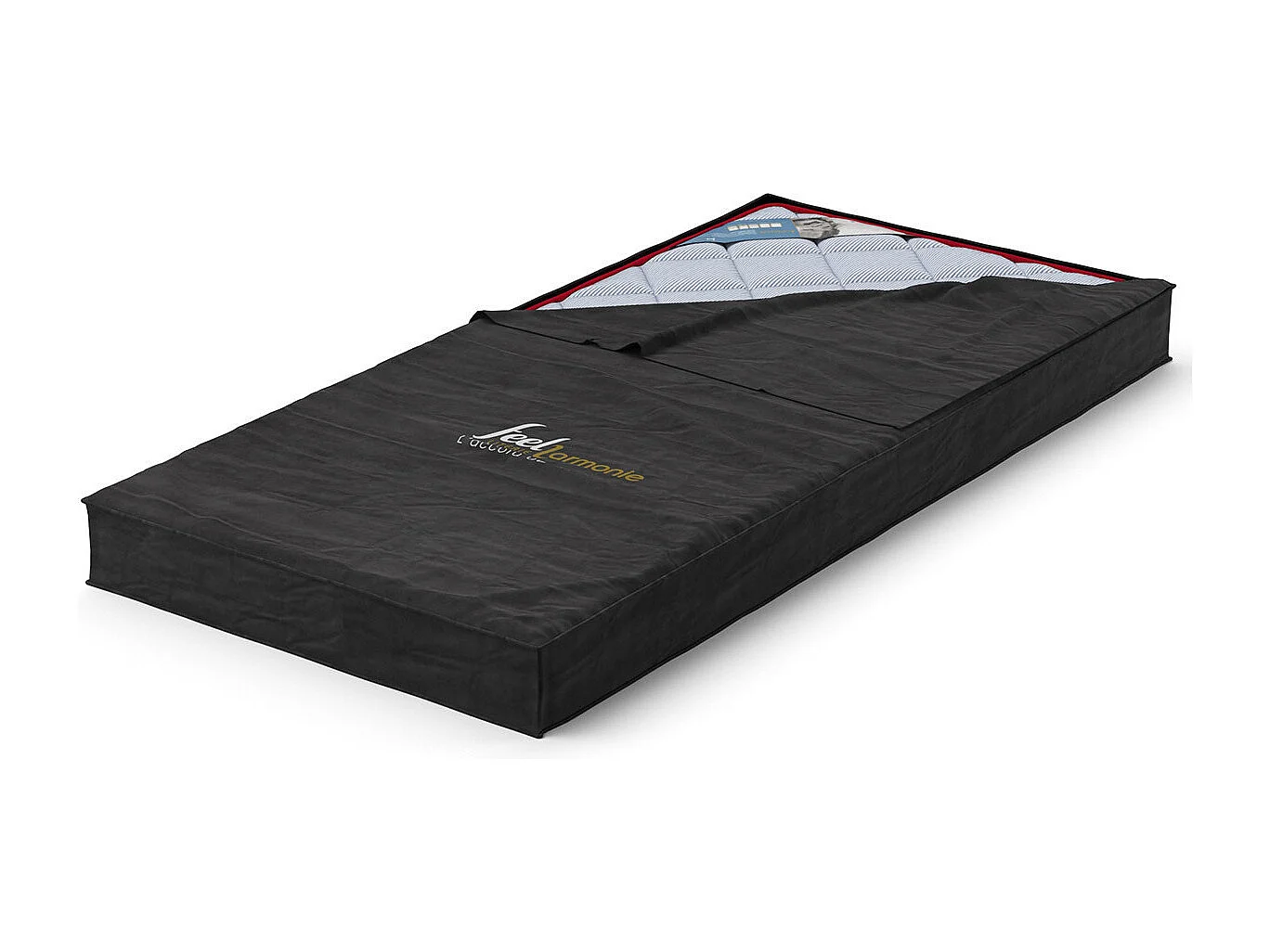 Matelas en mousse éco-responsable 70x190 cm mousse bleu ELO