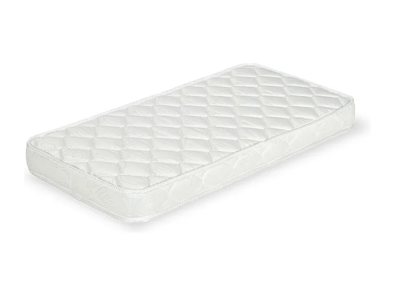 Matelas bébé 70x130 cm mousse blanc VANUA