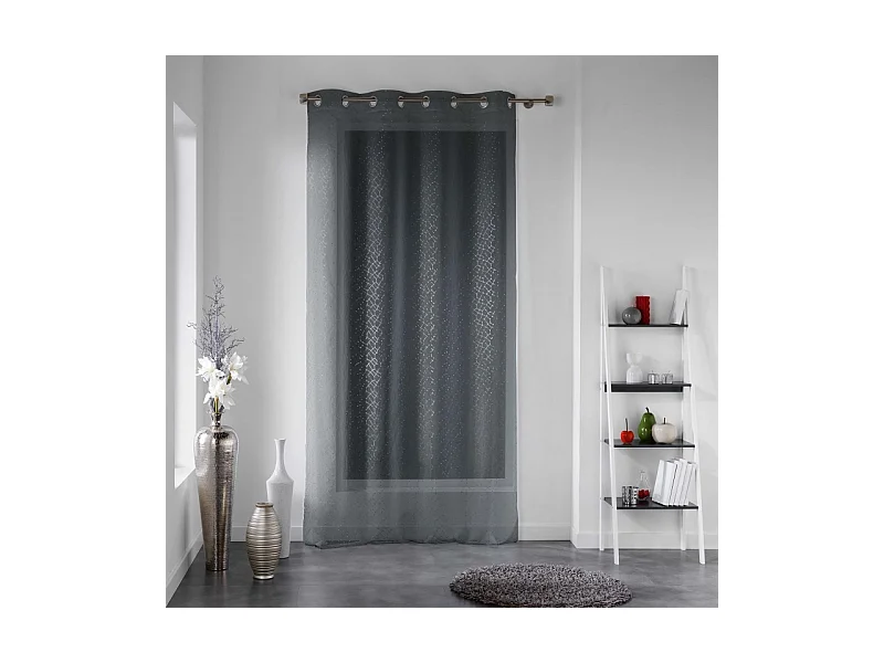 Rideau Voilage "Cassie" 140x240cm Anthracite