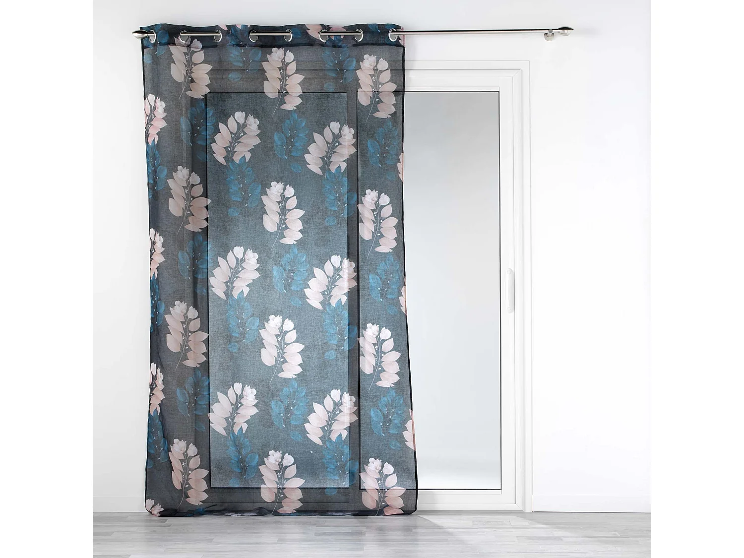 Rideau Voilage à Œillets "Belline" 140x240cm Bleu