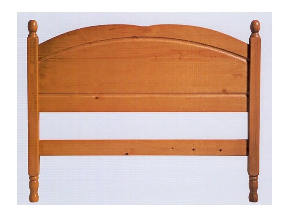 Tête de lit enfant en pin massif coloris miel - L. 96,5 x P. 2 x H. 66 cm