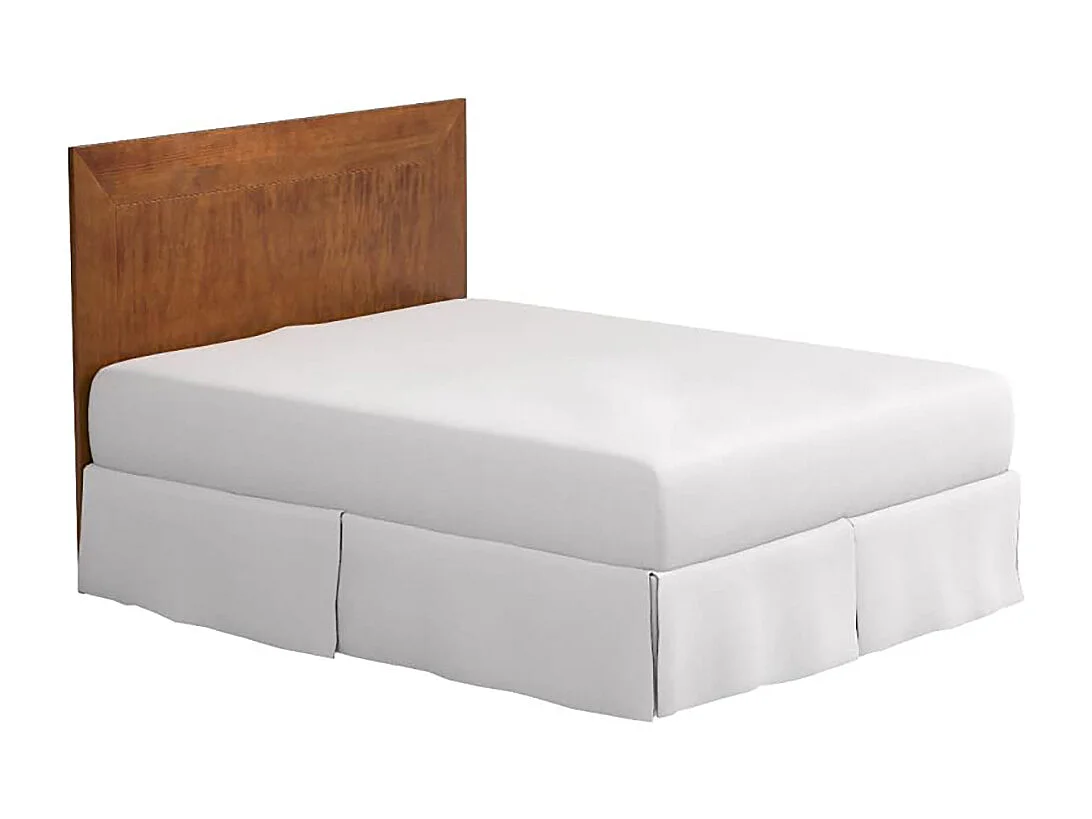 Tête de lit 135 cm coloris cerisier en pin massif - L. 145 x P. 2 x H. 110 cm