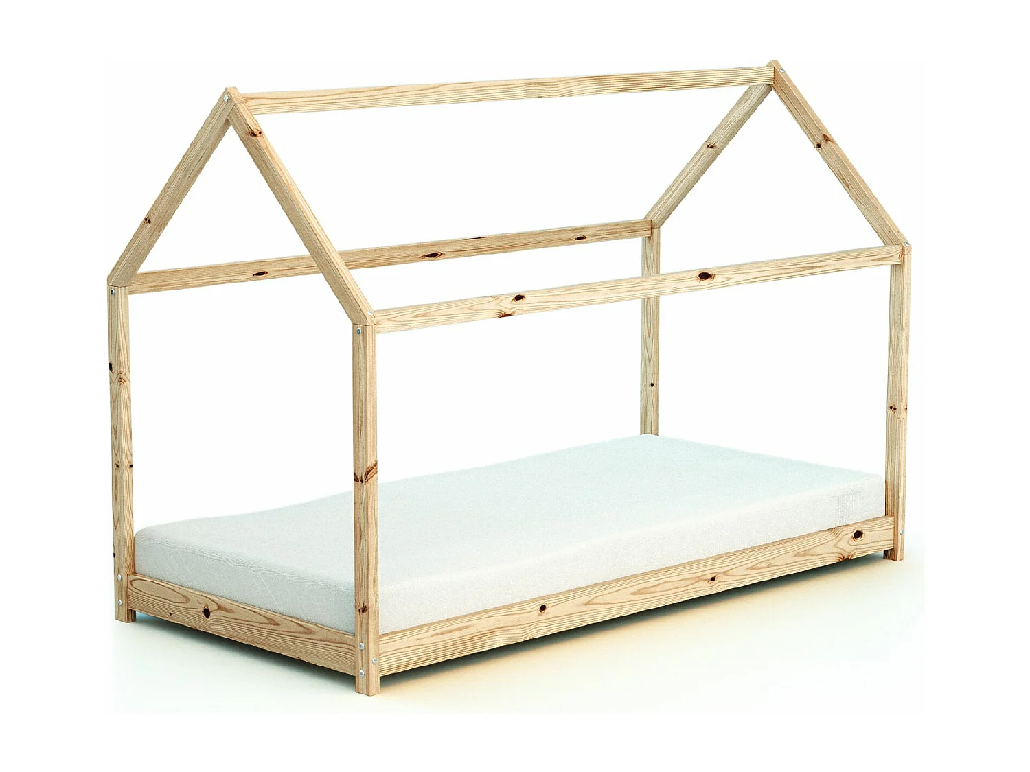 Lit Cabane enfant 90 x 190 en bois