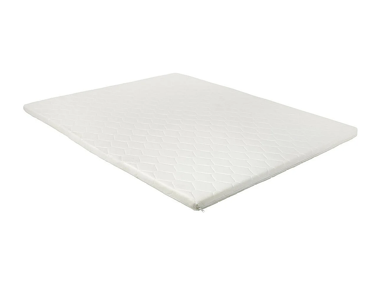 TOPPER - Sur-Matelas 160x200cm en Mousse Coloris Blanc