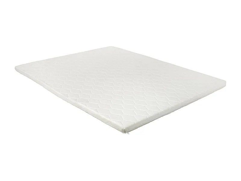 TOPPER - Sur-Matelas 160x200cm en Mousse Coloris Blanc