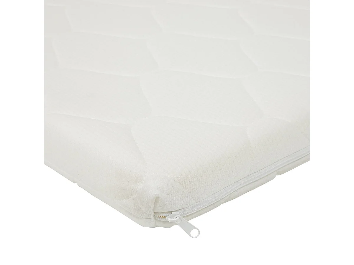 TOPPER - Sur-Matelas 140x200cm en Mousse Coloris Blanc