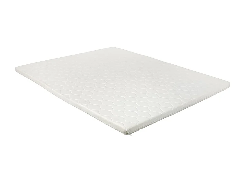 TOPPER - Sur-Matelas 140x200cm en Mousse Coloris Blanc