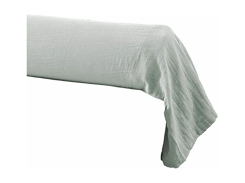 OUREA - Taie de Traversin 43x185cm Gaze de Coton Eucalyptus