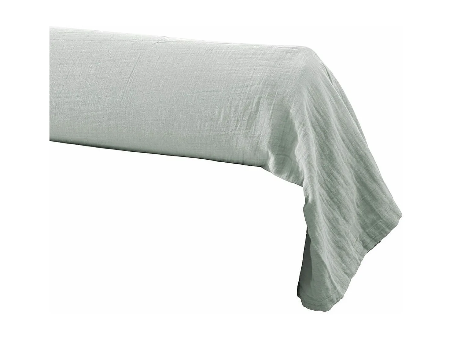 OUREA - Taie de Traversin 43x185cm Gaze de Coton Eucalyptus