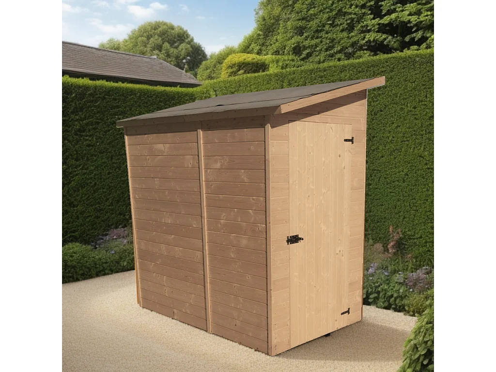 ABP4-Abri mural, Epicéa panneaux 16mm, 1.30 x 2.20m, 2.30m²