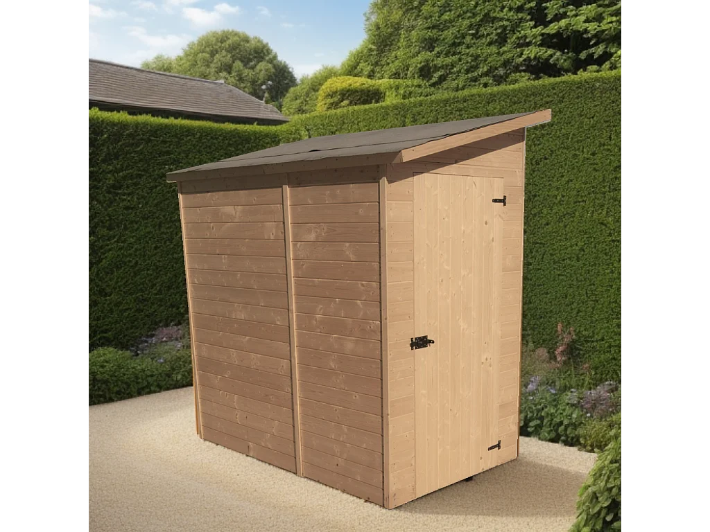 ABP4-Abri mural, Epicéa panneaux 16mm, 1.30 x 2.20m, 2.30m²