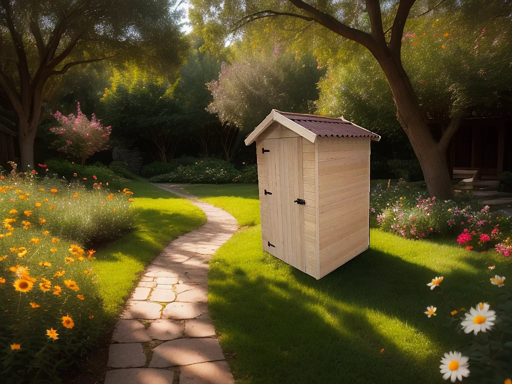 ABP3-Abri, Epicéa panneaux 16mm, 1.40 x 1.45 m, 2.00m²