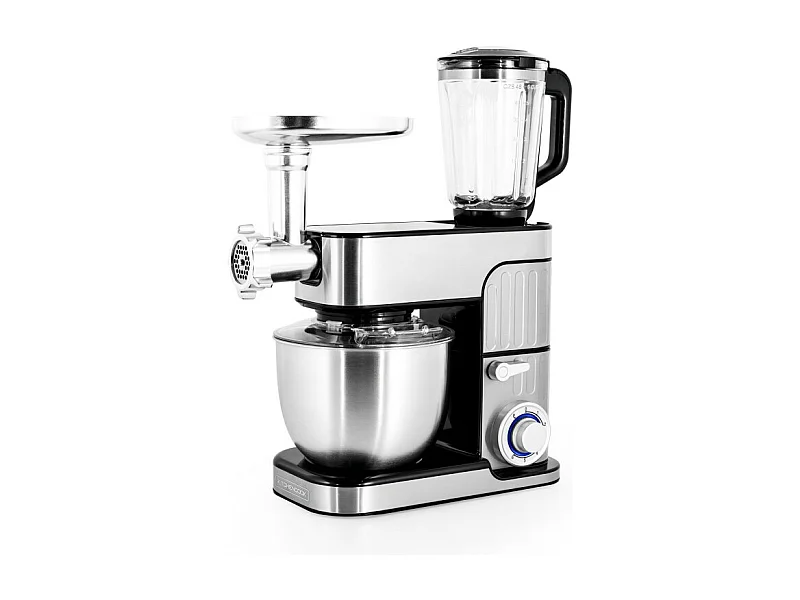 Robot Pétrin Inox 5.5l Avec Hachoir Antara Pro Kitchencook Gris