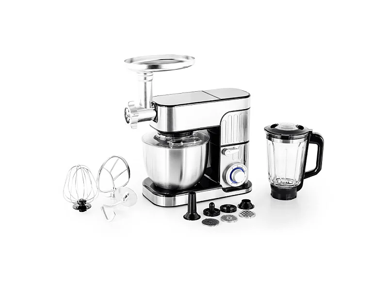 Kitchencook - Robot Pâtissier Antara_pro_inox - 1300 W 5,5 L - Blender Et Hachoir