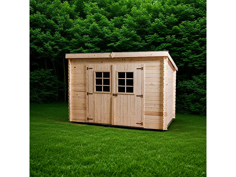 ABP18-Abri, Epicéa Madriers 20mm, 3.00 x 2.00m, 6.00m²