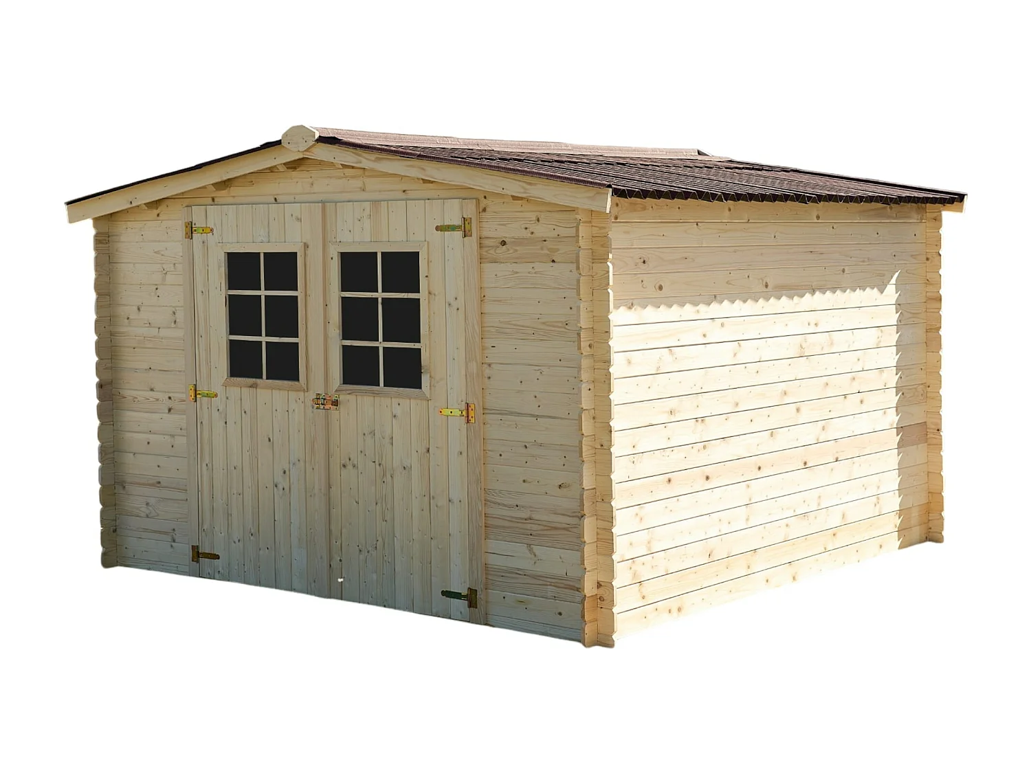 ABP14-Abri, Epicéa Madriers 20mm, 3.10 x 3.05m, 9.50m²