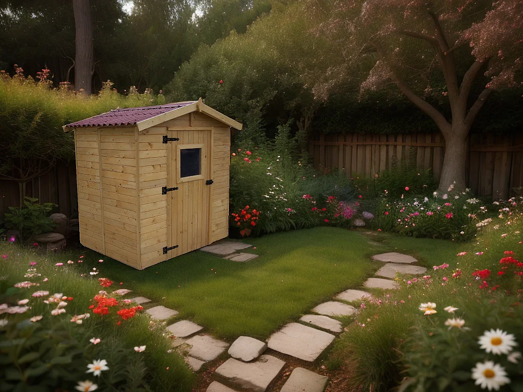 ABP6-Abri, Epicéa panneaux 16mm, 1.80 x 1.90m, 3.40m²