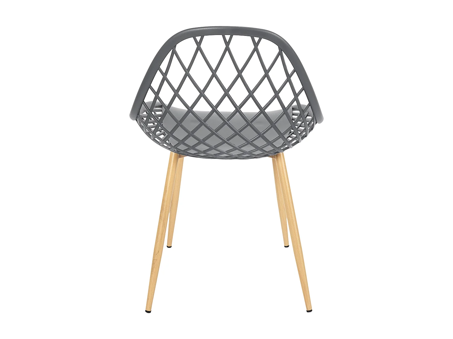 Chaise Exterieur Malaga Gris - Lot De 4 Gris