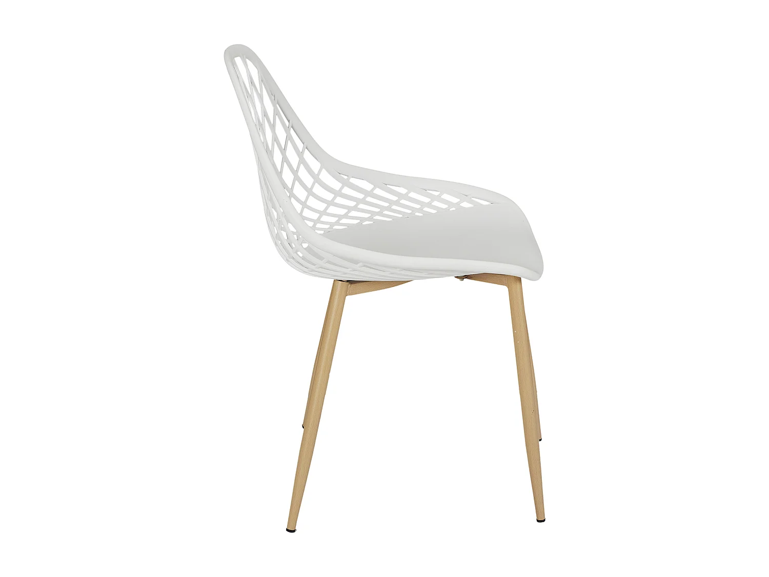Chaise Exterieur Malaga Blanc - Lot De 4 Blanc