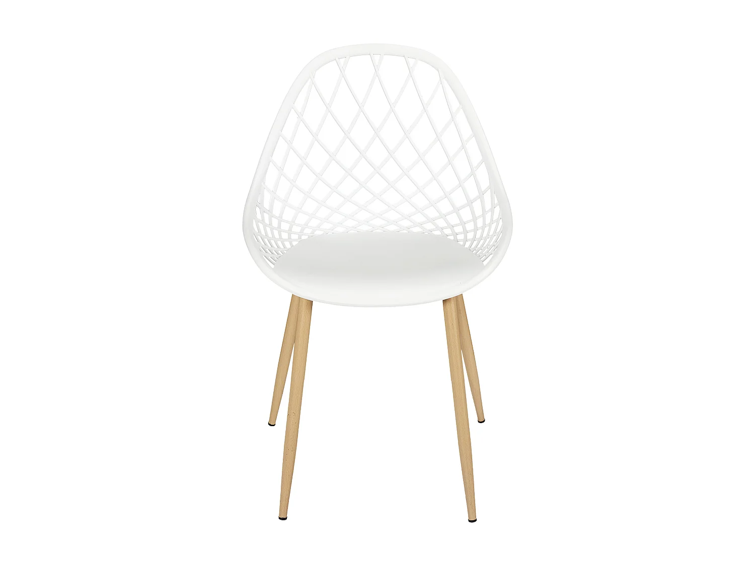 Chaise Exterieur Malaga Blanc - Lot De 4 Blanc